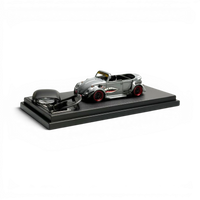 HKM Model VW Beetle Convertible Grey Shark Mouth 1:64