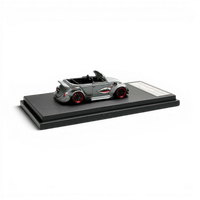 HKM Model VW Beetle Convertible Grey Shark Mouth 1:64
