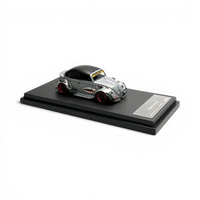 HKM Model VW Beetle Convertible Grey Shark Mouth 1:64