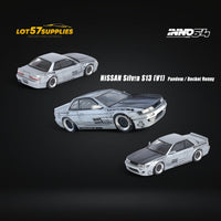 Inno64 Nissan Silvia S13 Pandem Rocket Bunny Silver 1:64