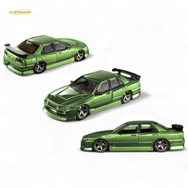 Mortal ER34 Skyline Uras Transparent Metallic Green 1:64