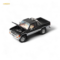 GCD Toyota Hilux SR5 Black Silver 1:64
