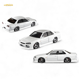 Mortal Nissan ER34 Skyline Uras Pearl White 1:64