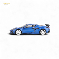 Mini-GT Chevrolet Corvette Z06 2023 Elkhart Lake Blue 1:64