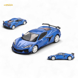 Mini-GT Chevrolet Corvette Z06 2023 Elkhart Lake Blue 1:64