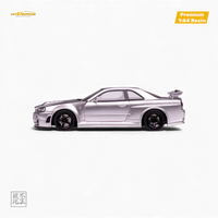 Cars' Lounge Nissan Skyline GT-R R34 NISMO Z-TUNE Silver 1:64