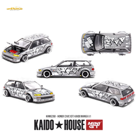 (Pre-Order) Mini GT x Kaido House Honda Civic EF Kaido Manga V1 1:64