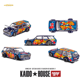 (Pre-Order) Mini GT x Kaido House Datsun 510 Wagon Koi V1 1:64