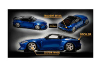 404ERROR Nissan 400Z Candy Blue 1:64 Resin Model