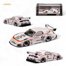 Inno64 Mazda RX-7 LBWK White 1:64