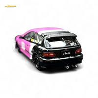 Street Weapon Honda Civic EG6 No Good Racing Pink 1:64