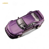 Inno64 Nissan Skyline GT-R R33 Pandem Rocket Bunny Purple 1:64