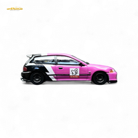 Street Weapon Honda Civic EG6 No Good Racing Pink 1:64