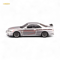 Inno64 Nissan Skyline GT-R R33 "Tuned by Mine's" Silver 1:64