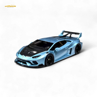 Flame Lamborghini Huracan LP610-4 ICE BLUE 1:64