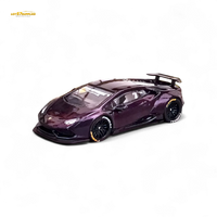 King Model Lamborghini Huracan LP610 Purple Carbon Fiber 1:64