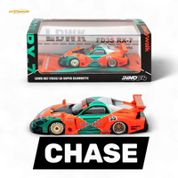 Inno64 Mazda RX-7 LBWK FD3S Orange/Green 1:64