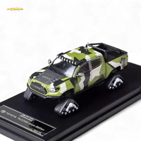 GCD Toyota Tacoma Snow Version Green Camo 1:64