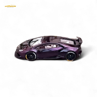 King Model Lamborghini Huracan LP610 Purple Carbon Fiber 1:64