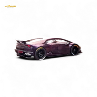 King Model Lamborghini Huracan LP610 Purple Carbon Fiber 1:64