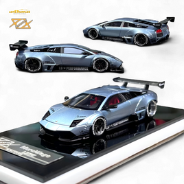 404ERROR Lamborghini Murcielago LBWK Ice Blue 1:64