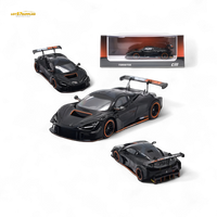 CM MODEL McLaren 720S GT3X Black 1:64