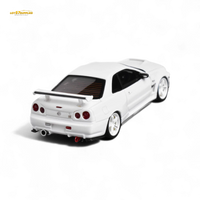 404ERROR Nissan Skyline GT-R R34 Customized White 1:64