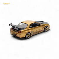 Inno64 Top Secret R34 GT-R Gold 1:64