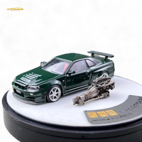 PGM Nissan GTR R34 Z-TUNE - British Green 1:64 Luxury Box 1:64