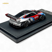 HKM Model Porsche 911 GT3 Rennsport Silver 1:64