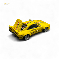 Hone Model 64 288GTO Wide-Body Latte Art Yellow 1:64