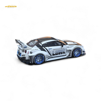 MC LB GTR R35 GT - White Blue Stripe Carbon Roof 1:64