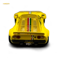 Hone Model 64 288GTO Wide-Body Latte Art Yellow 1:64