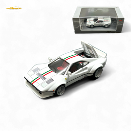 Hone Model 64 288GTO Wide-Body Latte Art White 1:64