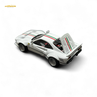 Hone Model 64 288GTO Wide-Body Latte Art White 1:64