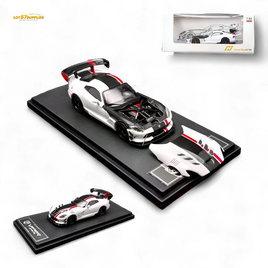 Hone Model Dodge Viper ACR White 1:64