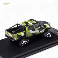 GCD Toyota Tacoma Snow Version Green Camo 1:64