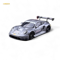 Star Race Porsche 911 GT3 Matte Silver 1:64