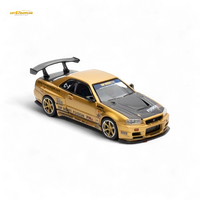 Inno64 Top Secret R34 GT-R Gold 1:64
