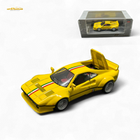 Hone Model 64 288GTO Wide-Body Latte Art Yellow 1:64