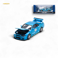 Cool Art Nissan Skyline R34 Blue #92 1:64