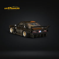 Street Weapon BMW E24 635 CSI Sharknose WideBody Black 1:64